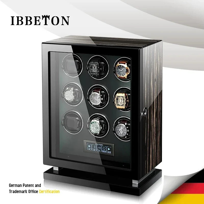 4-Watch Winder – Piano Lacquer, Fingerprint Lock (Classic)