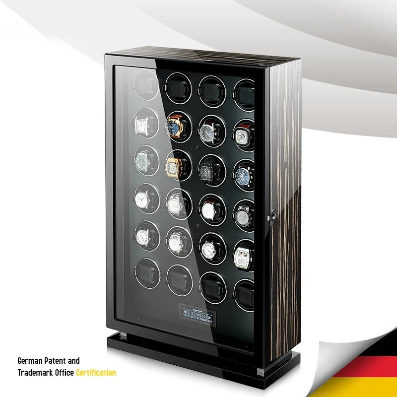 4-Watch Winder – Piano Lacquer, Fingerprint Lock (Classic)