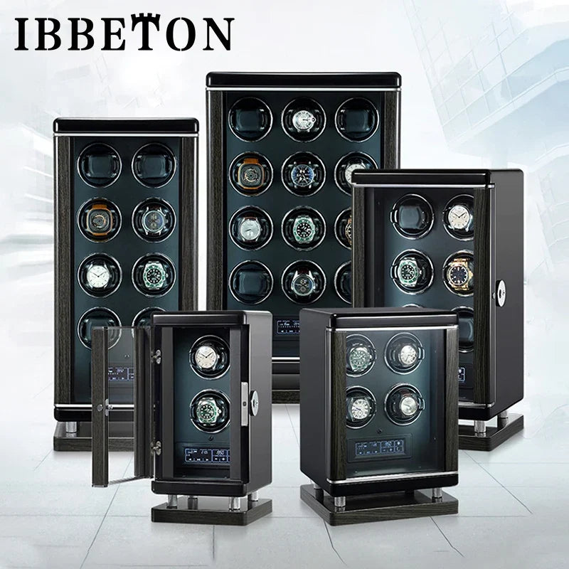 12-Watch Winder – Piano Lacquer Finish, Fingerprint Lock