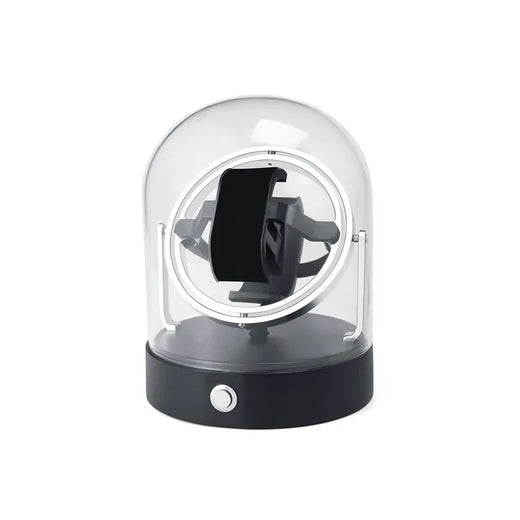 Watch Winder – Compact Metal Display Case, Silver, Mabuchi Motor