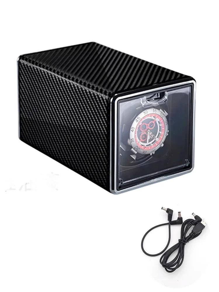 Watch Winder – Champagne Metal, USB or Battery Powered
