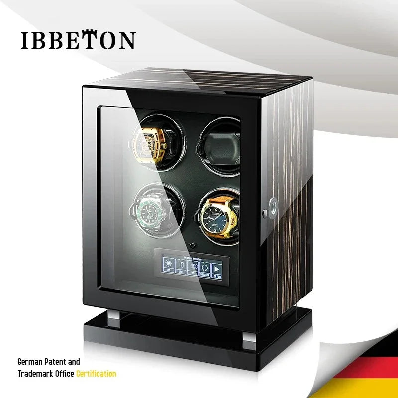 2-Watch Winder – Piano Lacquer, Fingerprint Lock, Classic