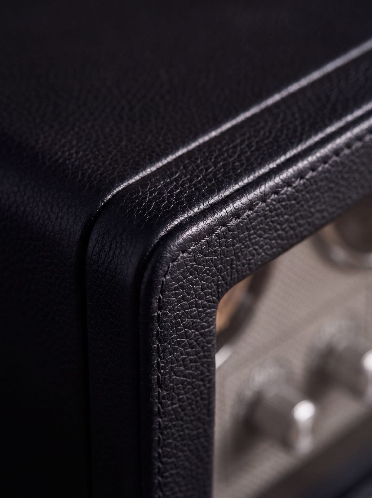 4-Watch Winder – Anti-Magnetic Leather, 5 Modes