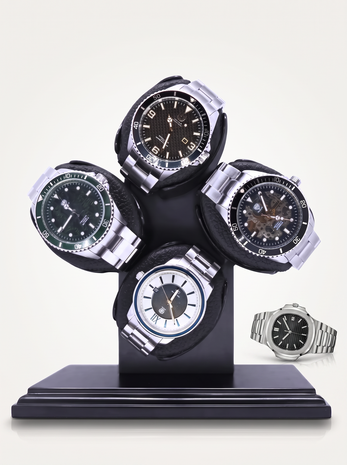 4-Watch Winder – Compact USB-Powered, Silent Motor