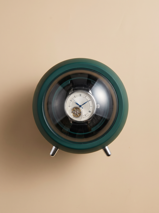 Watch Winder – Compact Green, Near-Silent Mabuchi Motor