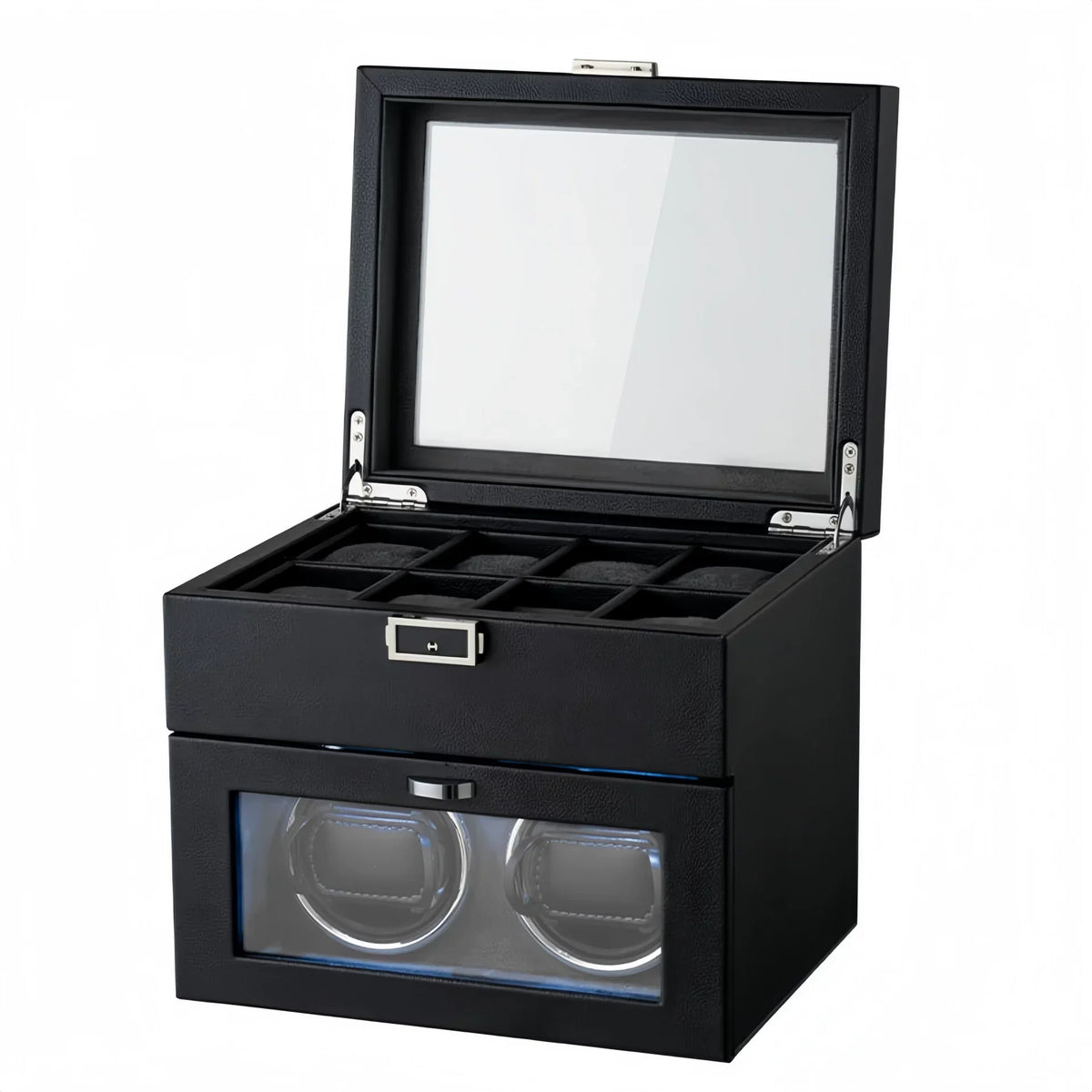 Single Watch Winder – Minimalist Leather, Silent Motor