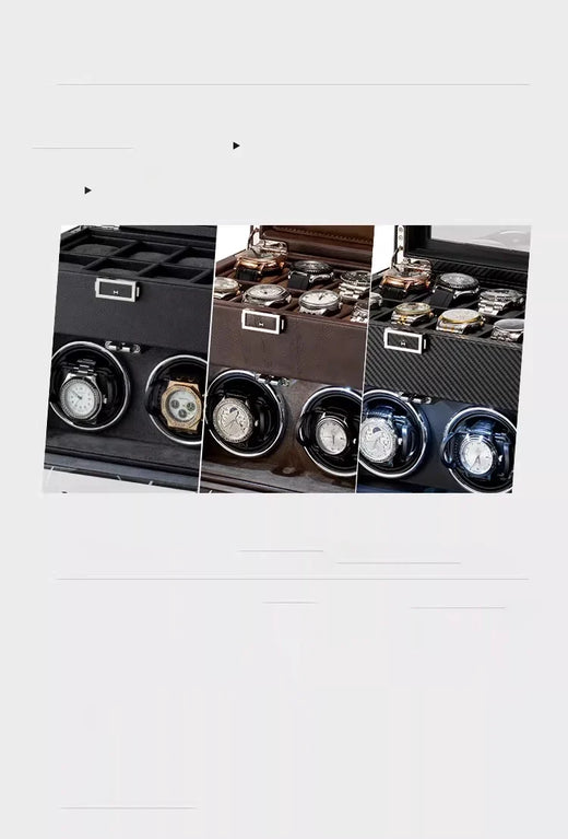 Single Watch Winder – Minimalist Leather, Silent Motor