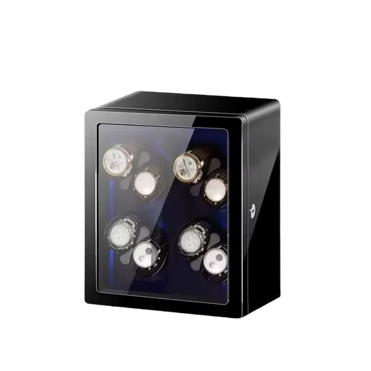 Remontoir 12 Montres Bois Marron Verrou