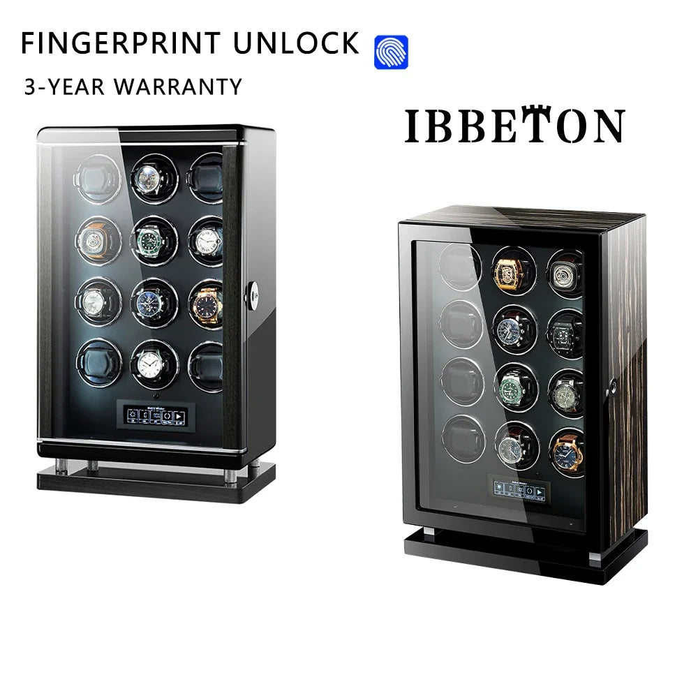 2-Watch Winder – Piano Lacquer, Fingerprint Lock, Classic