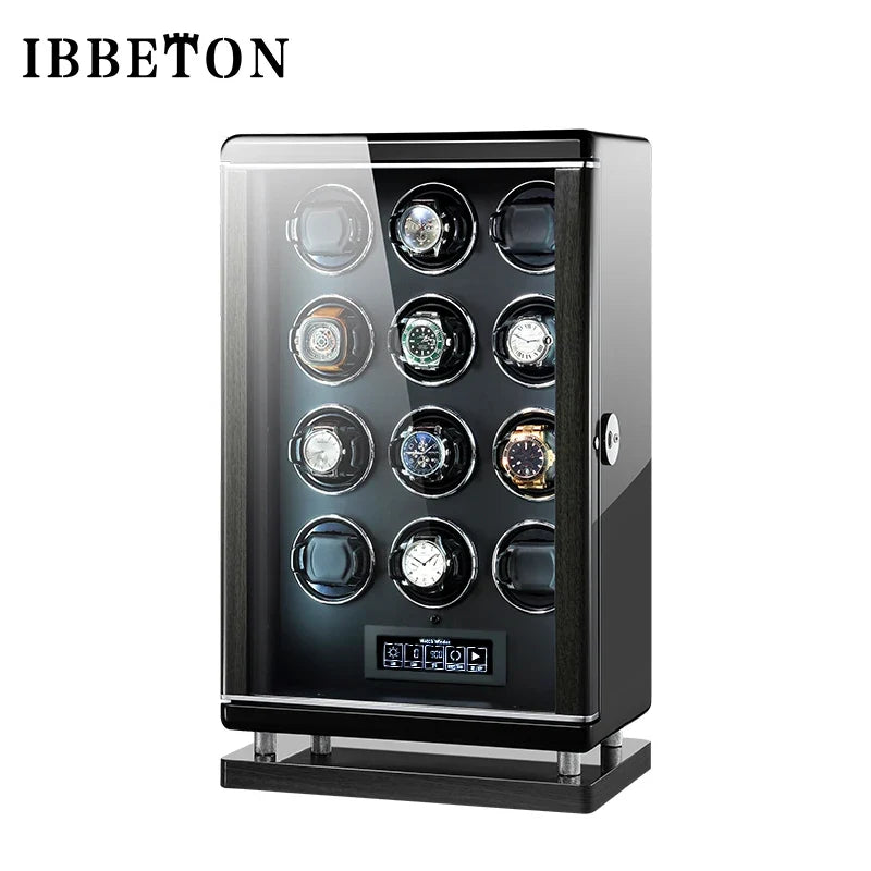 4-Watch Winder – Piano Lacquer, Fingerprint Lock (Classic)