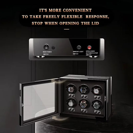 9-Watch Winder – Wood Touchscreen, Classic Edition