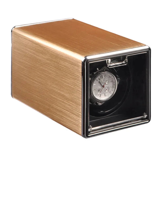 Watch Winder – Gold Metal, USB or Battery Powered
