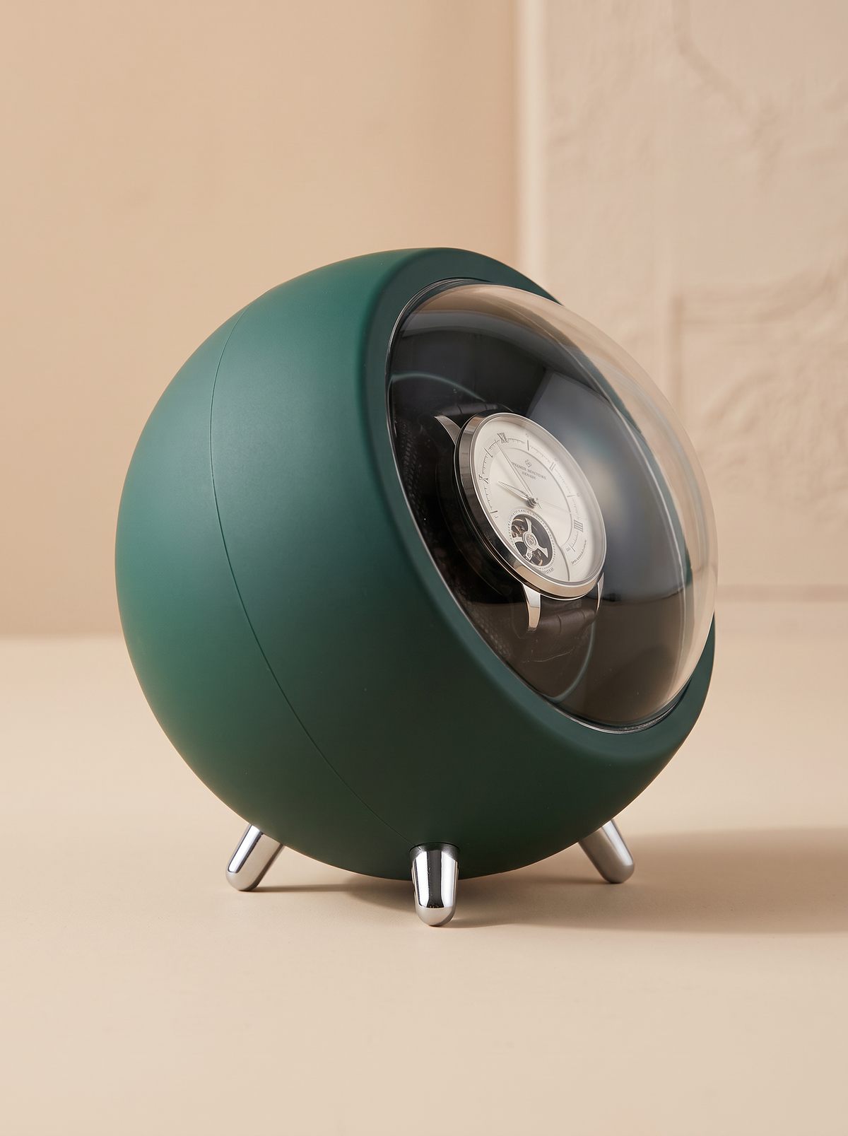 Watch Winder – Compact Green, Near-Silent Mabuchi Motor
