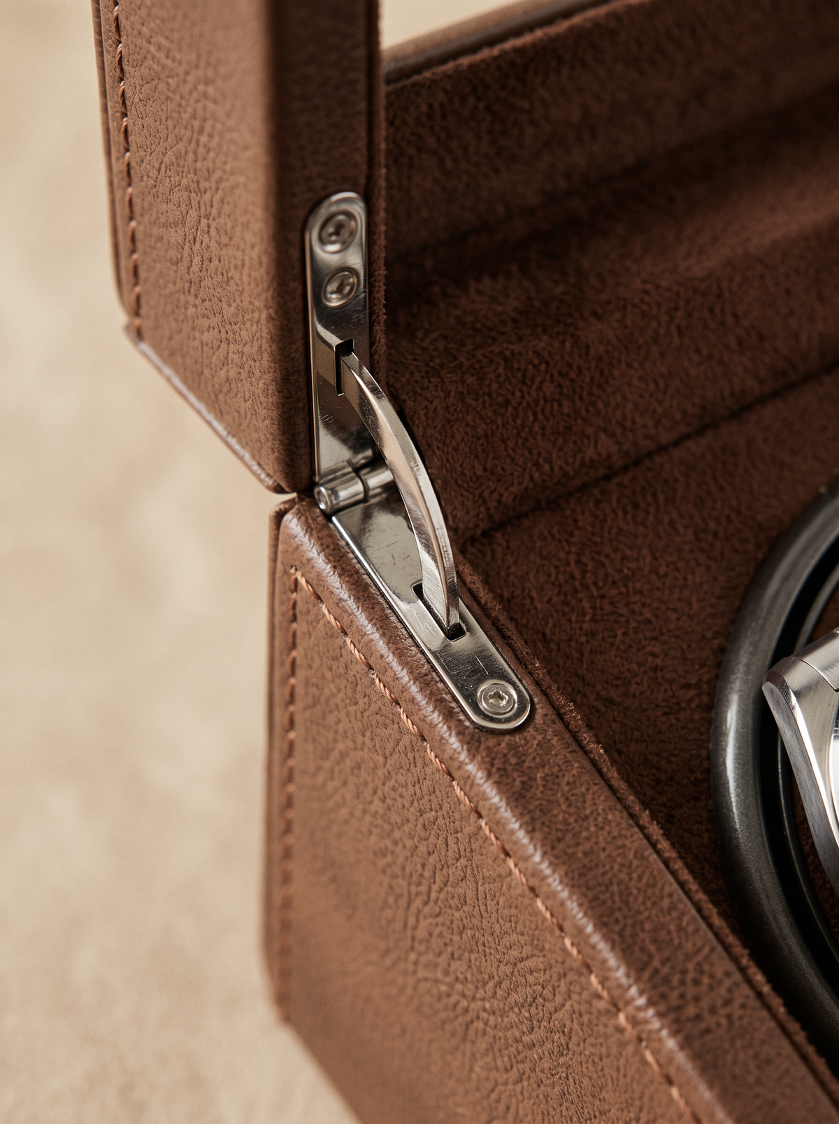 Multi-Watch Winder – Large Capacity Brown Display Case