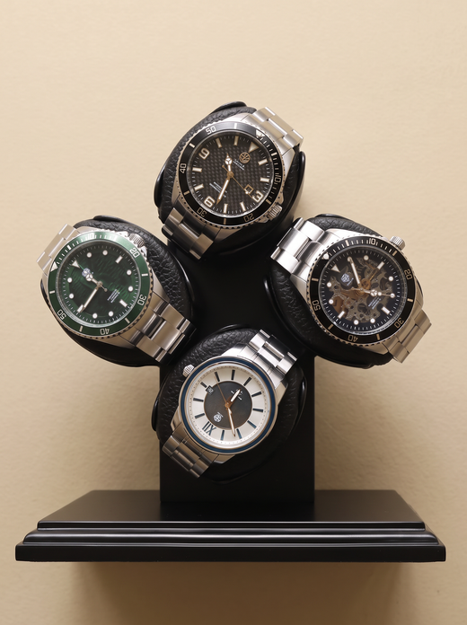 4-Watch Winder – Compact USB-Powered, Silent Motor
