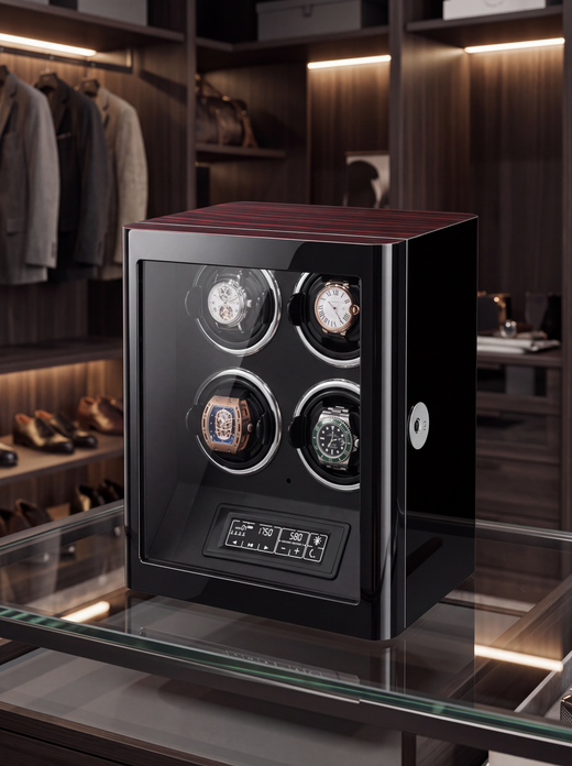 Remontoir 4 Montres Bois Empreinte