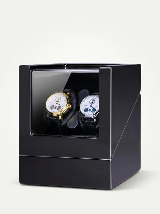 2-Watch Winder – Discreet USB-Powered Design, Silent Motor